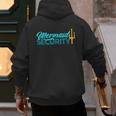 Mermaid Security Birthday Party Matching Dad Boys Men's Hoodie Back Print Mermaid Security Birthday Party Matching Dad Boys Men's Hoodie Back Print