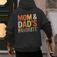 Mom & Dad's Favorite Men's Hoodie Back Print