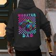 Monster Truck Dad Family Matching Shirt Truck Lovers Men's Hoodie Back Print