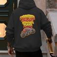 Monster Truck Dad Hot Red Graffiti Style Men's Hoodie Back Print Monster Truck Dad Hot Red Graffiti Style Men's Hoodie Back Print