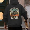Monster Truck Dad Shirt Retro Vintage Monster Truck Shirt Men's Hoodie Back Print