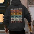 In My Monster Trucks Dad Era Matching Family Truck Lovers Men's Hoodie Back Print