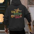 Nacho Average Dad Father's Day Cinco De Mayo Mexican Fiesta Men's Hoodie Back Print