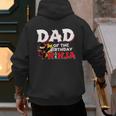 Ninja Birthday Party Dad Of The Birthday Ninja Small Men's Hoodie Back Print