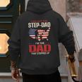 I Am Not The Step Dad I Am The Dad That Stepped Up Fathers Men's Hoodie Back Print