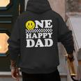 One Happy Dude Dad 1st Birthday Family Matching Men's Hoodie Back Print
