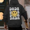 One Happy Family Birthday Matching Apparel Dada One Happy Dude Birthday Theme Family Matching Adult Child Short Sleeve Crew Neck Classic Fit Polyester 50 Cotton 50 Men's Hoodie Back Print