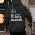 Papa Dad Legend Men Grandpa Christmas Father's Day Birthday Men's Hoodie Back Print Papa Dad Legend Men Grandpa Christmas Father's Day Birthday Men's Hoodie Back Print