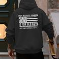 Papa Because Grandpa Is For Old Guys Dad Father Saying Men's Hoodie Back Print