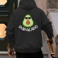Papacado Avocado Dad Daddy Father's Day Men's Hoodie Back Print