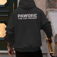 PAWDRE The Cat Father Cat Dad Feline Fathers Cat Men's Hoodie Back Print