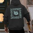 Peppa Pig Father's Day Expert Daddy Vintage Faded Box Logo Men's Hoodie Back Print