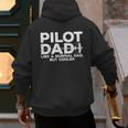 Pilot Art For Dad Men Aviation Airplane Aircraft Pilot Small Men's Hoodie Back Print