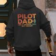 Pilot Dad Art For Men Father Aviation Airplane Pilot Men's Hoodie Back Print Pilot Dad Art For Men Father Aviation Airplane Pilot Men's Hoodie Back Print