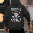 Pirate Dad I Be The Captain Of This Here Crew Pirate Dad Men's Hoodie Back Print Pirate Dad I Be The Captain Of This Here Crew Pirate Dad Men's Hoodie Back Print