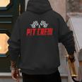 Pit Crew Family Racing Birthday Race Car For Dad Mom Kids Men's Hoodie Back Print Pit Crew Family Racing Birthday Race Car For Dad Mom Kids Men's Hoodie Back Print