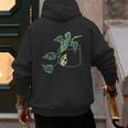 Plant Dad Plant Mom Grow Monstera Adansonii Urban Gardener Men's Hoodie Back Print Plant Dad Plant Mom Grow Monstera Adansonii Urban Gardener Men's Hoodie Back Print