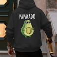 Pregnancy Announcement Shirts Men Dad Papacado Men's Hoodie Back Print