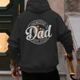 Promoted To Dad Est 2026 Stamp First Time Daddy To Be Men's Hoodie Back Print