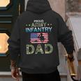 Proud Army Dad-Army Infantry Dad Camouflage Graphics Army Men's Hoodie Back Print