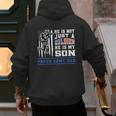 Proud Army Dad Soldier Son Patriotic Veterens Men's Hoodie Back Print Proud Army Dad Soldier Son Patriotic Veterens Men's Hoodie Back Print
