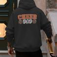 Proud Cheer Dad My Favorite Cheerleader Calls Me Dad Orange Men's Hoodie Back Print