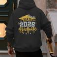 Proud Dad Of A 2026 Graduate Grad Senior Graduation Father Men's Hoodie Back Print
