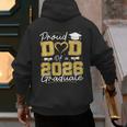 Proud Dad Of A 2026 Graduate Senior 2026 Grad Family Men's Hoodie Back Print