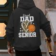 Proud Dad Of A 2026 Senior Basketball Graduation Leopard Men's Hoodie Back Print