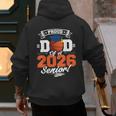 Proud Dad Of A 2026 Senior Basketball Graduation Men's Hoodie Back Print