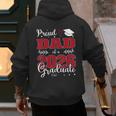 Proud Dad Of a Class Of 2026 Graduate For Graduation Men's Hoodie Back Print