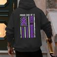 Proud NICU Dad Of NICU Warrior Micro Preemie Baby Father Men's Hoodie Back Print Proud NICU Dad Of NICU Warrior Micro Preemie Baby Father Men's Hoodie Back Print