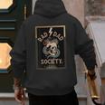 Rad Dad Society Cool Dad Club Dad Life Tee Fathers Day Men's Hoodie Back Print