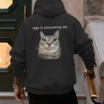 Rage Is Consuming Me Silly Staring Cat Meme Dad Mom Men's Hoodie Back Print Rage Is Consuming Me Silly Staring Cat Meme Dad Mom Men's Hoodie Back Print