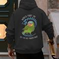 Red-Lored Amazon Parrot Aaaa Cute Pet Bird Mom Dad Men's Hoodie Back Print