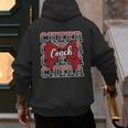 Red Sport Loud Proud Cheer Coach Dad Father's Day Men's Hoodie Back Print