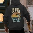 Reel Cool Dad Fathers Day Fishing Outdoors Men's Hoodie Back Print Reel Cool Dad Fathers Day Fishing Outdoors Men's Hoodie Back Print
