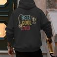 Reel Cool Dad Fishing Shirt Father's Day Fisherman Men's Hoodie Back Print
