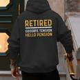 Retirement Best Retired 2026 Tee For Men Women Dad Mom Men's Hoodie Back Print