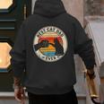Retro Cat Dad Ever Cats Lovers For Men Women And Kids Men's Hoodie Back Print