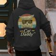 Retro Cat Daddy 80s 90s Style Sunglasses Men's Hoodie Back Print