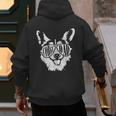 Retro Corgi Dad Dog Owner Pet Welsh Corgi Fathers Day Men's Hoodie Back Print