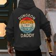 Retro Dungeon Daddy Fathers Day Men's Hoodie Back Print