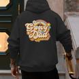 Retro Groovy Dad Family Birthday 60s 70s Hippie Costume Men's Hoodie Back Print