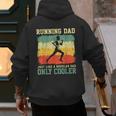 Retro Running Dad Runner Marathon Athlete Humor Outfit Men's Hoodie Back Print