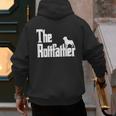 The RottFather Rottweiler Dad Shirt Men Men's Hoodie Back Print