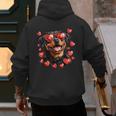 Rottweiler Heart Glasses Cute Rottie Dog Lover Mom Dad Kids Men's Hoodie Back Print