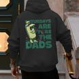Saturdays Are Fore The Dads Golf Men's Hoodie Back Print