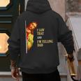 I Saw That I'm Telling Dad Religious Christian Jesus Men's Hoodie Back Print