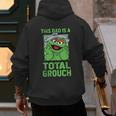Sesame Street Father's Day Total Grouch Dad Men's Hoodie Back Print